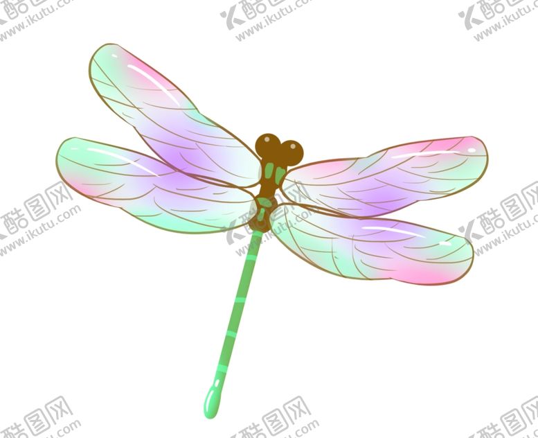编号：76742906171326084737【酷图网】源文件下载-彩色蜻蜓