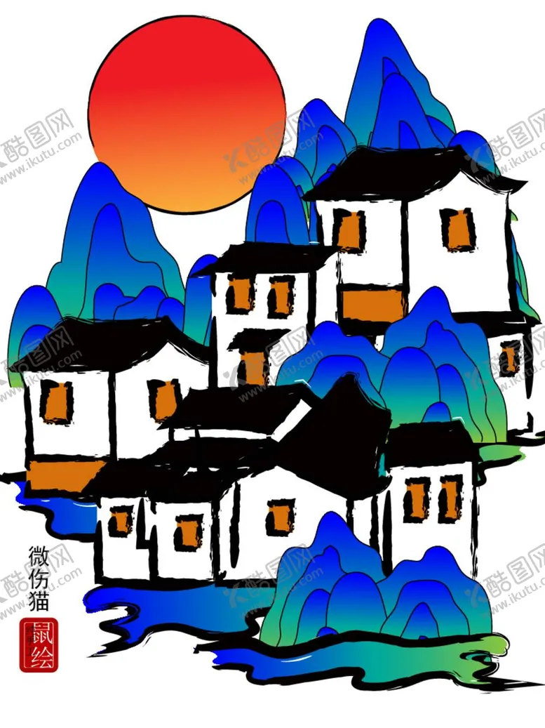 编号：60666912050208473453【酷图网】源文件下载-房子矢量图