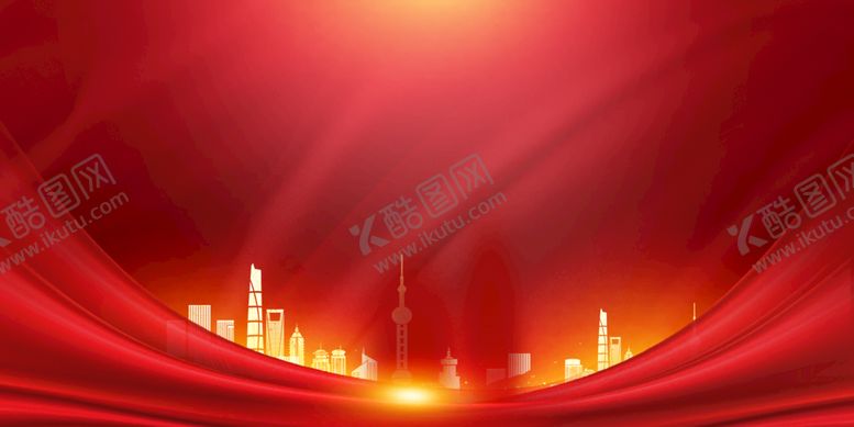 编号：38094509200018148036【酷图网】源文件下载-红色大气背景