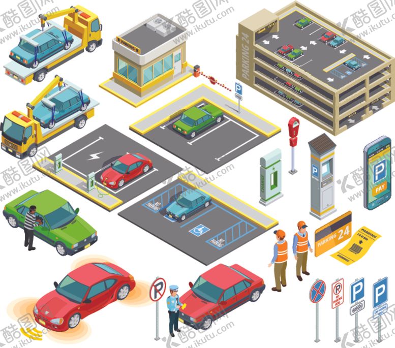 编号：16095309121508096124【酷图网】源文件下载-卡通城市建筑