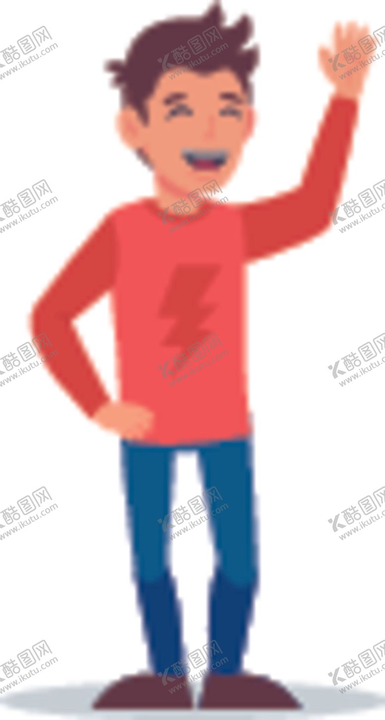 编号：86214910010024342019【酷图网】源文件下载-打招呼