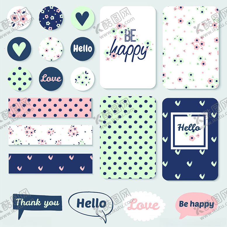 编号：49504809220720315638【酷图网】源文件下载-鲜花花环婚礼请柬生日贺卡