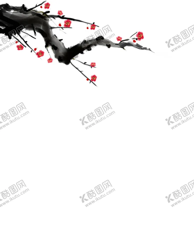 编号：76543206271831054415【酷图网】源文件下载-梅花国画