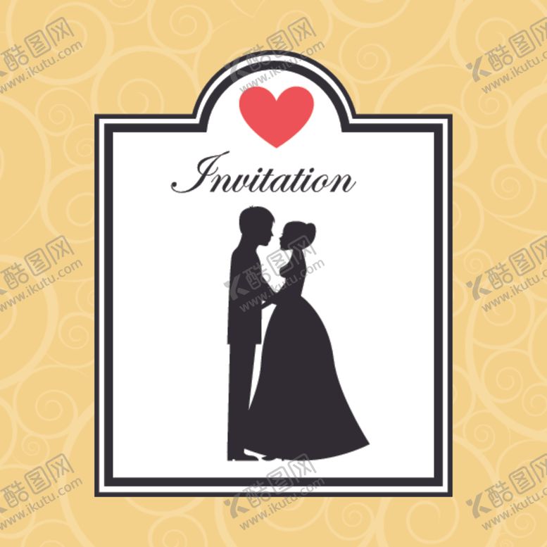 编号：86478511011728242910【酷图网】源文件下载-情侣卡通小人心形设计背景爱心