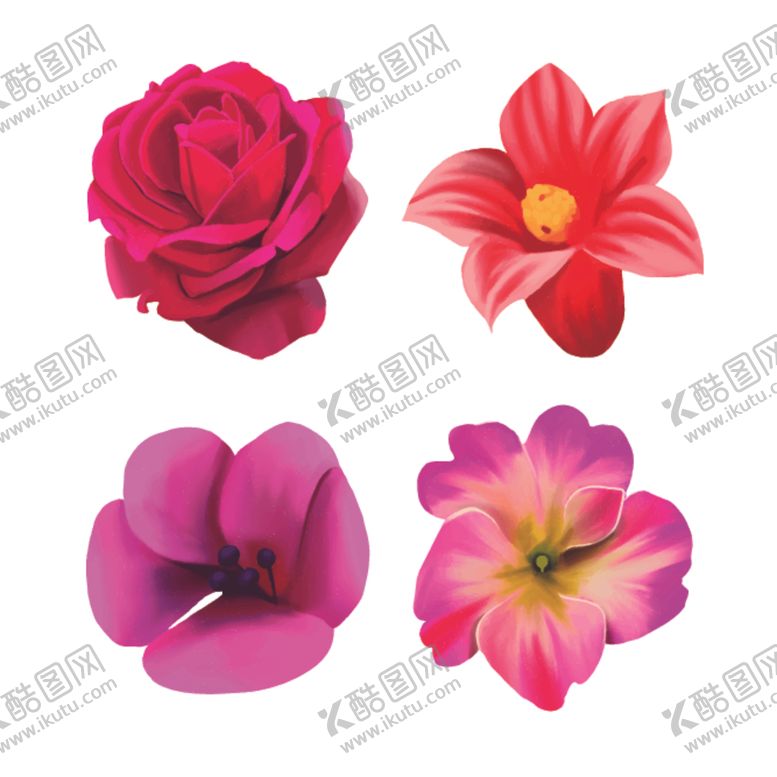 编号：78468609220606492532【酷图网】源文件下载-手绘鲜花