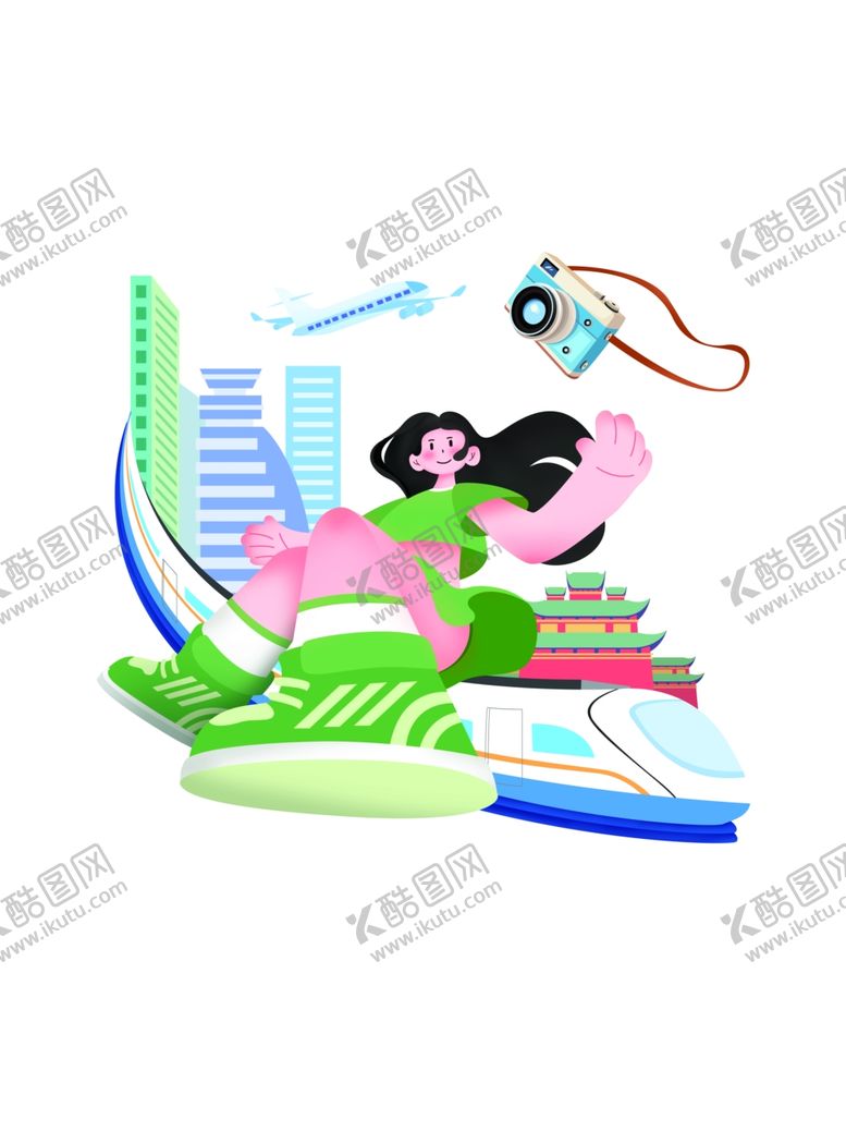 编号：85848803011443169072【酷图网】源文件下载-趣味扁平插画