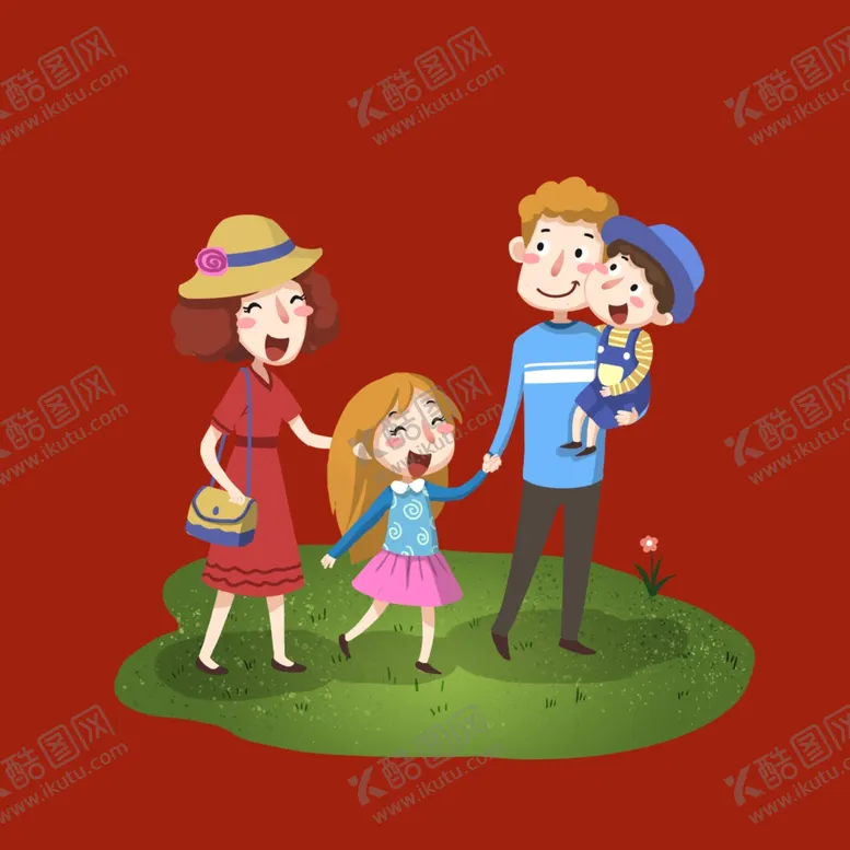 编号：62072602191606136026【酷图网】源文件下载-幸福家庭人物