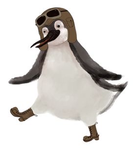卡通企鹅