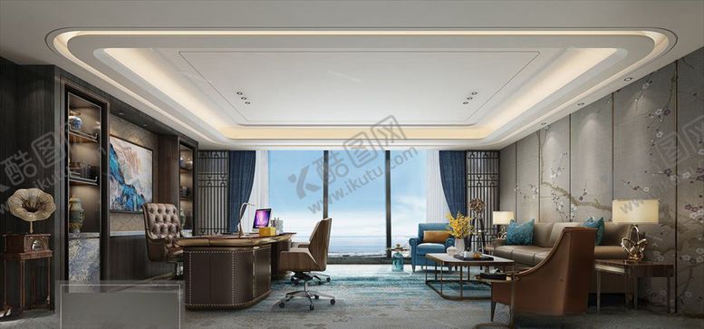 编号：25223709241458082496【酷图网】源文件下载-经理办公室