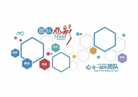 企业文化墙形象标语公司贴