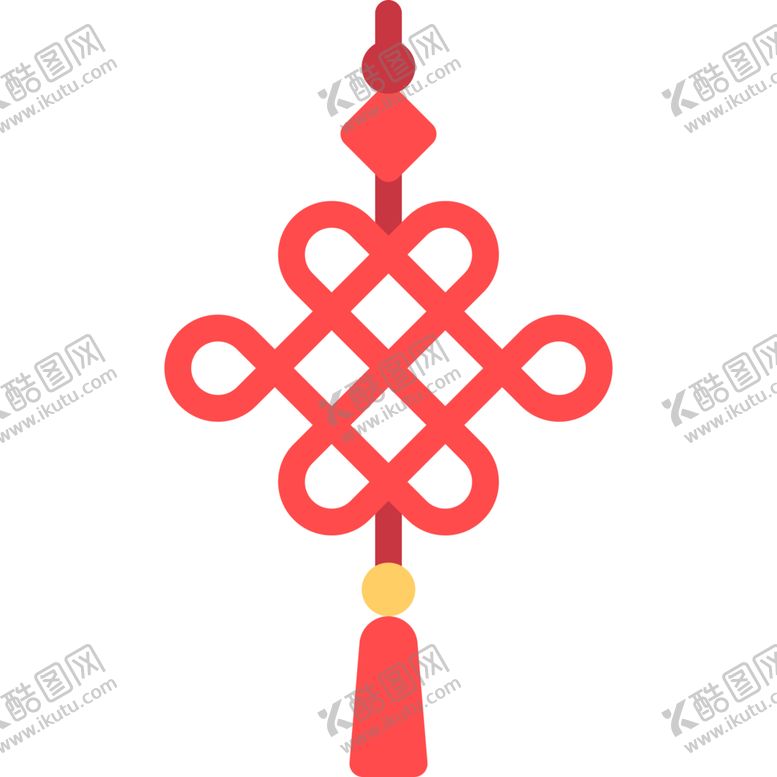 编号：12792210211035348910【酷图网】源文件下载-中国结复古工具图标图形标志素材