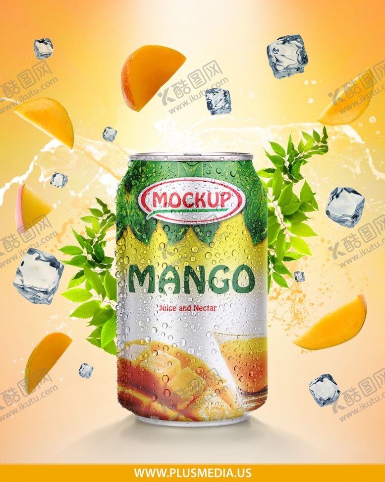 编号：19728809160833513118【酷图网】源文件下载-易拉罐包装效果样机