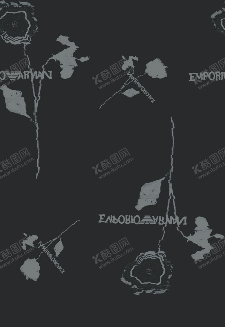 编号：89630610241609564486【酷图网】源文件下载-男装单色花