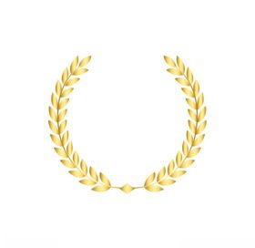 矢量手绘金色橄榄枝