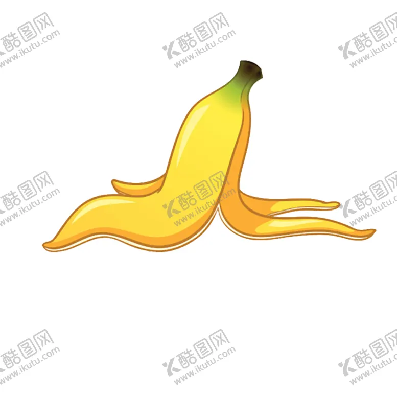 编号：29907404281631558929【酷图网】源文件下载-卡通倒着的香蕉皮