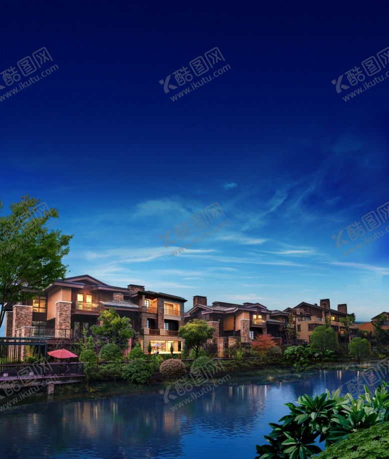 编号：90351709270934519652【酷图网】源文件下载-别墅地产实景图处理