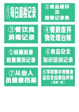 餐饮台账名称标签