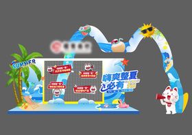 银行金融dp打卡点美陈设计