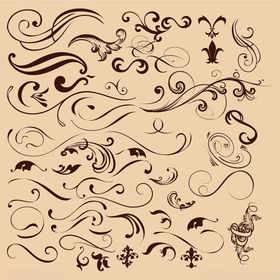 复古装饰性摄影设计元素