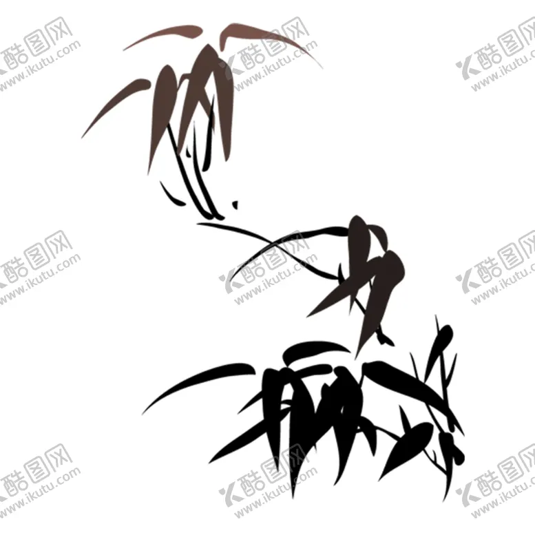 编号：22758504201230196039【酷图网】源文件下载-水墨竹子