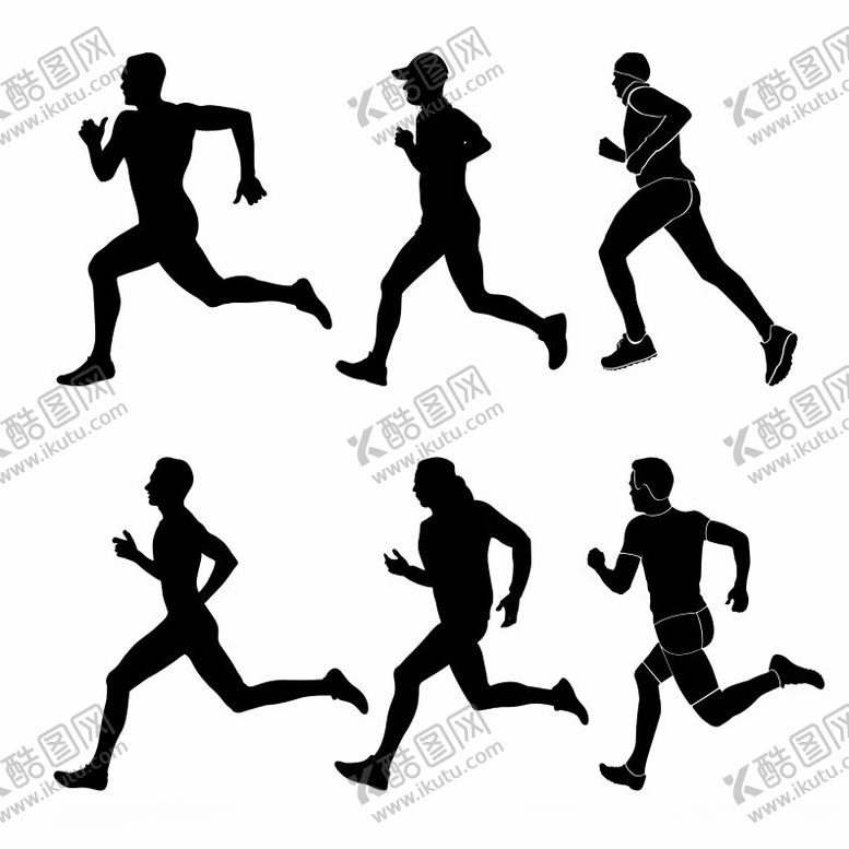 编号：33910502181359151133【酷图网】源文件下载-跑步运动员图案