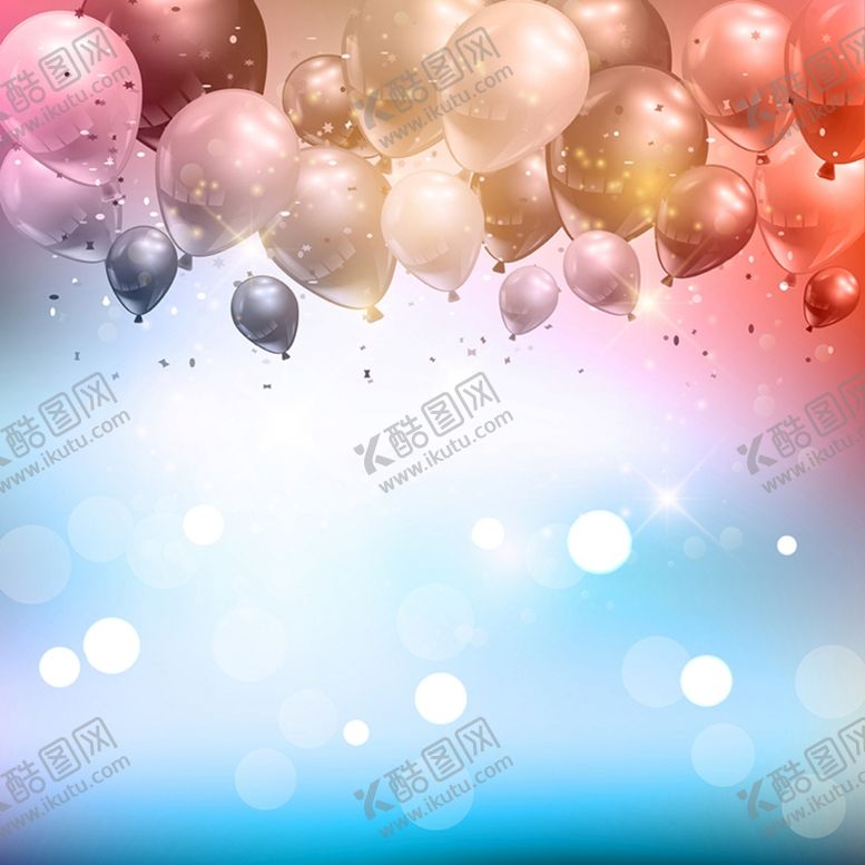 编号：55640302132347378963【酷图网】源文件下载-梦幻气球背景