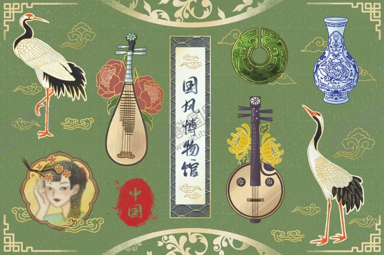 编号：88742407071330291591【酷图网】源文件下载-古风博物馆
