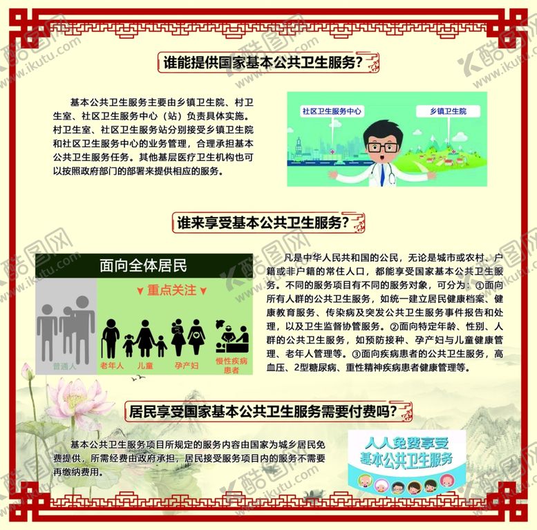 编号：29240806260054407121【酷图网】源文件下载-国家基本公共卫生服务项目