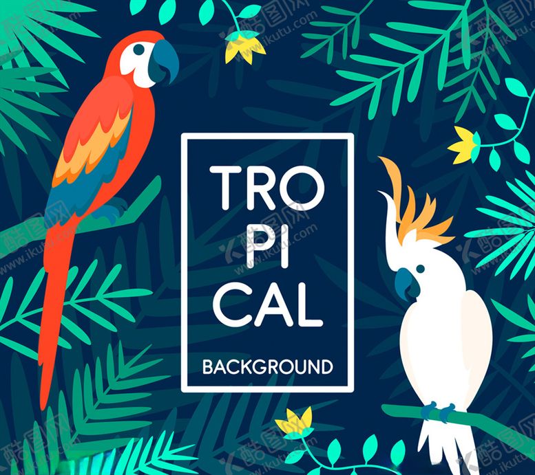 编号：32489709141949105439【酷图网】源文件下载-创意热带鹦鹉