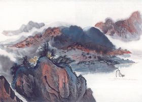 山水画 水墨山水  国画图片 