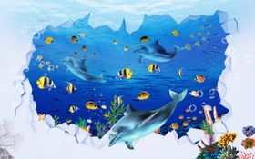 背景墙儿童墙画儿童海报
