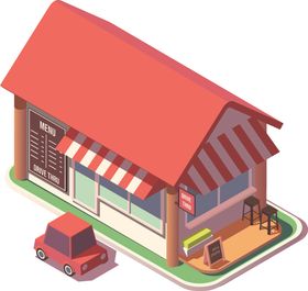 3D街边小店