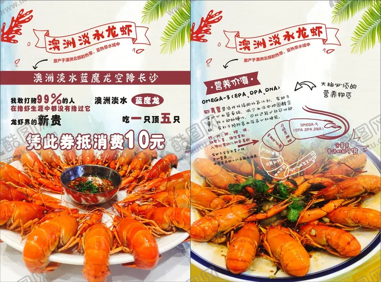 编号：12068310170527497042【酷图网】源文件下载-龙虾单页