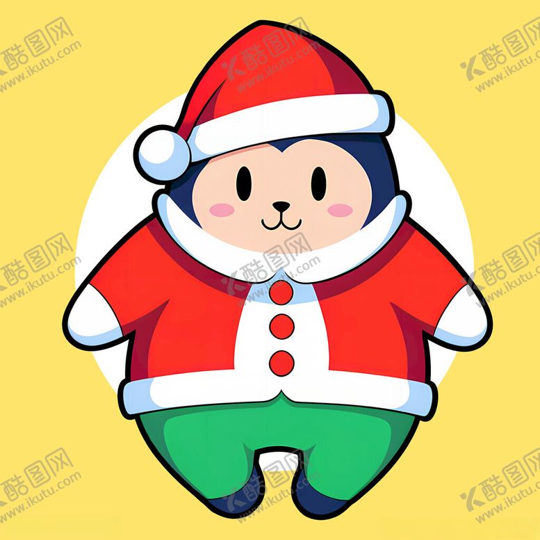 编号：91056601251502334318【酷图网】源文件下载-手绘卡通圣诞玩偶