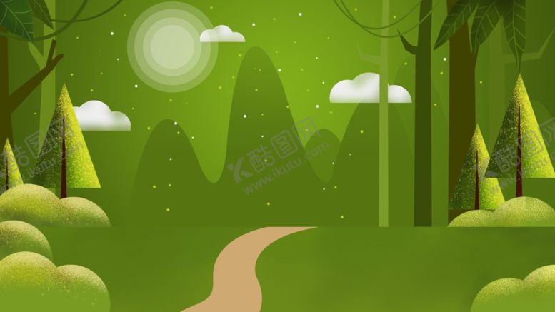 编号：94596009191943515819【酷图网】源文件下载-创意风景卡通插画