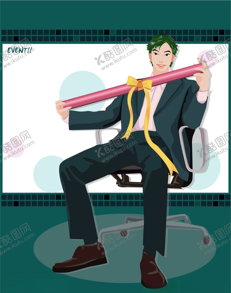 编号：39629610100054211756【酷图网】源文件下载-插画人物