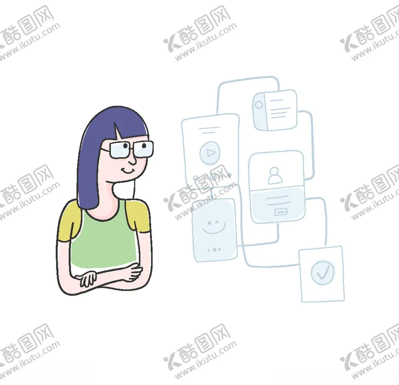 编号：31156304070808337147【酷图网】源文件下载-手绘人物元素