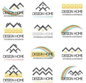 抽象家居设计标志