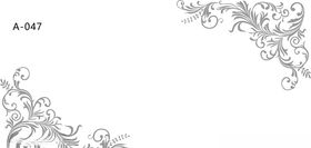 对角花矢量图片