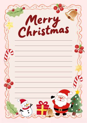 圣诞节信纸
