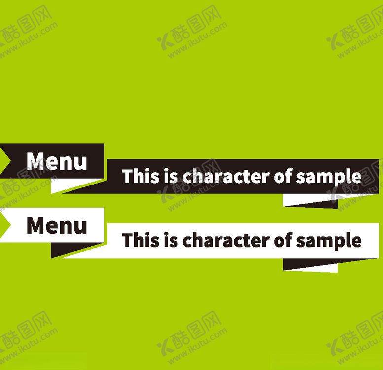 编号：71092109250551599225【酷图网】源文件下载-矢量黑白标签元素