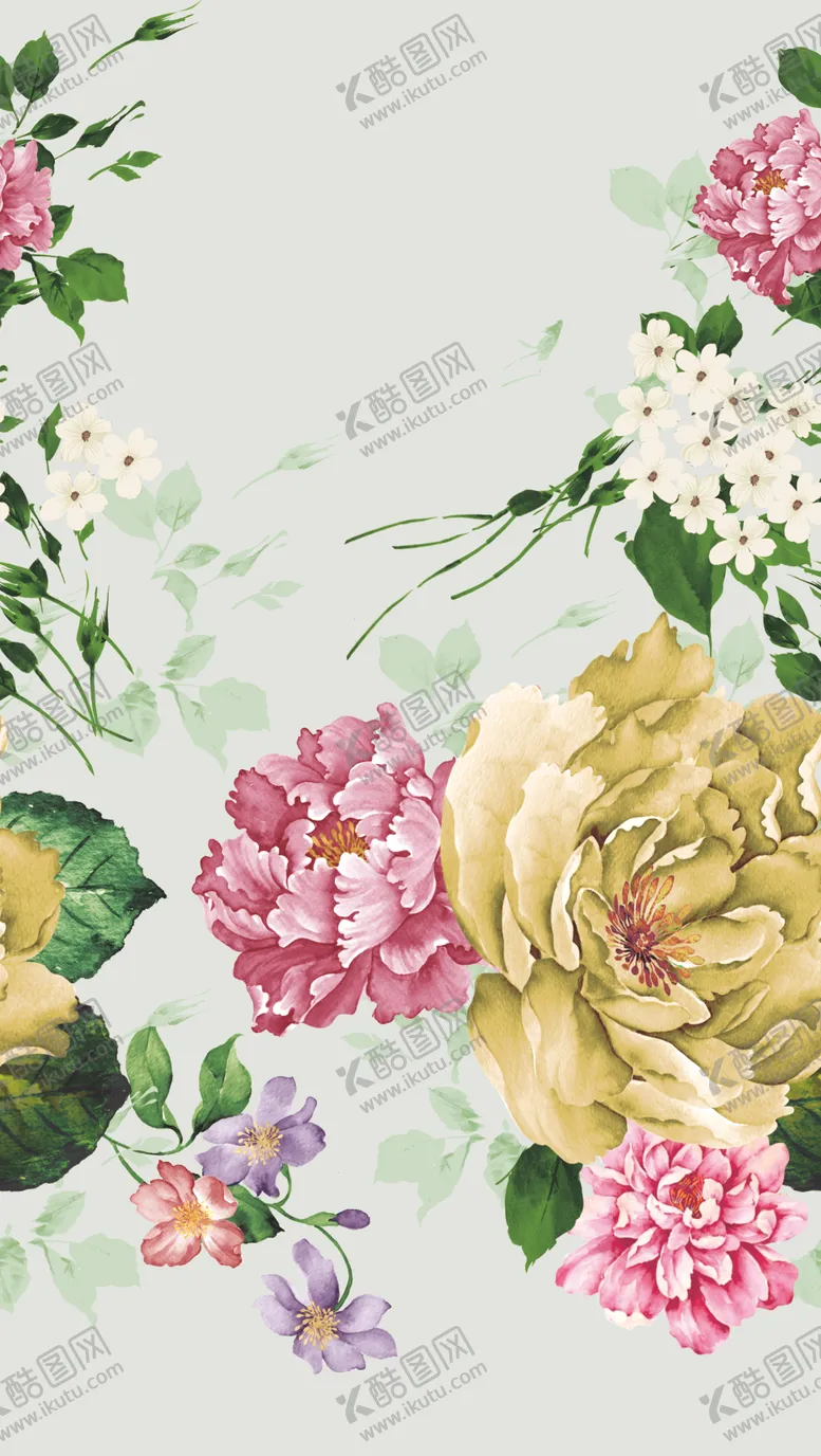 编号：19366107091501091358【酷图网】源文件下载-乱花数码印花大牌方巾