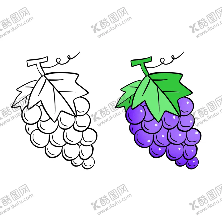 编号：68635911221213103111【酷图网】源文件下载-卡通葡萄