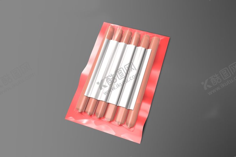 编号：60201710311403097148【酷图网】源文件下载-香肠腊肠火腿肠包装贴图样机