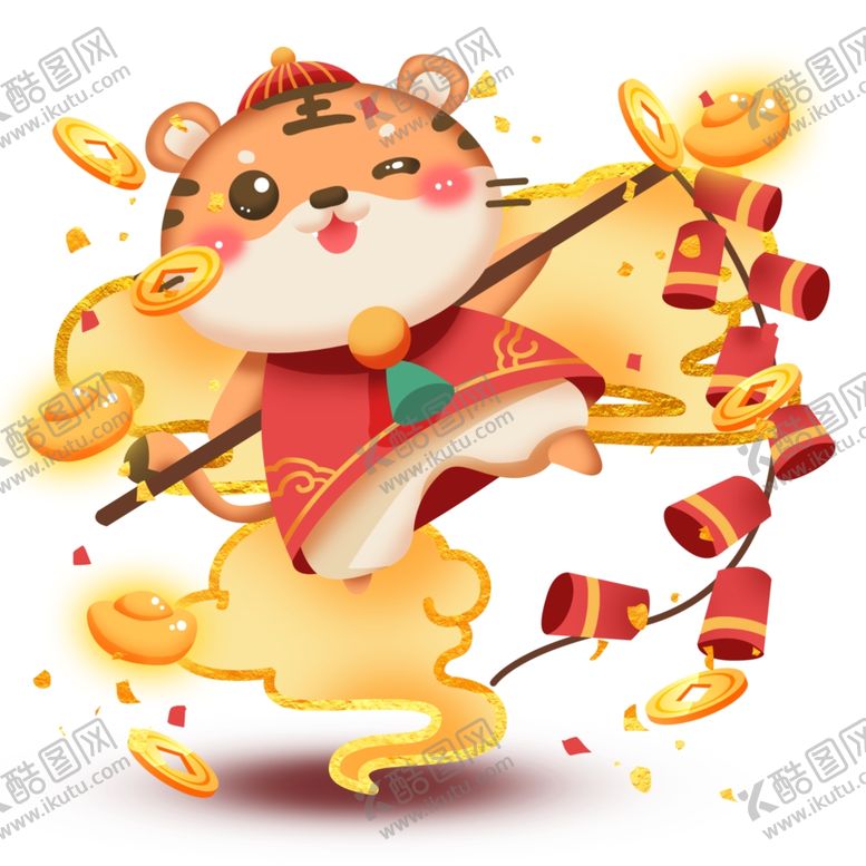 编号：72946802030415058404【酷图网】源文件下载-虎年卡通