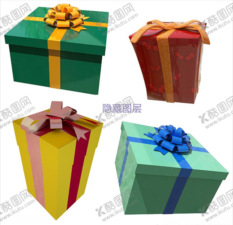 编号：57502109260333542721【酷图网】源文件下载-3D礼物盒