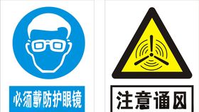 必须戴防护眼镜注意通风