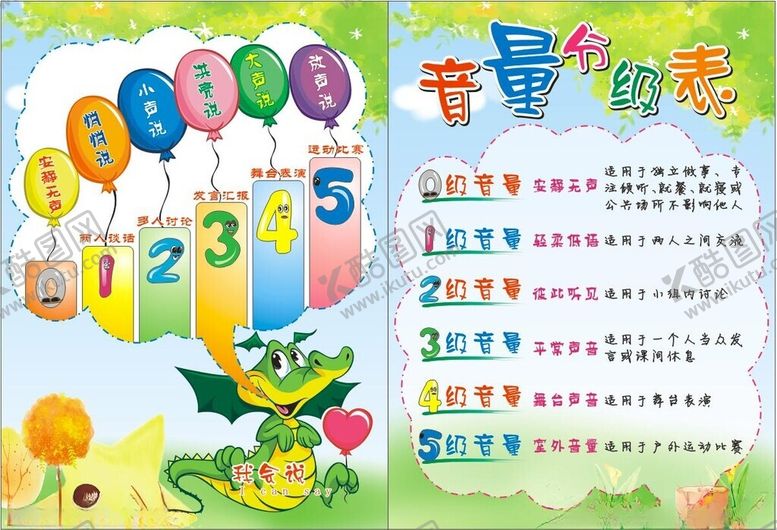 编号：31321502240746104381【酷图网】源文件下载-音量分级表