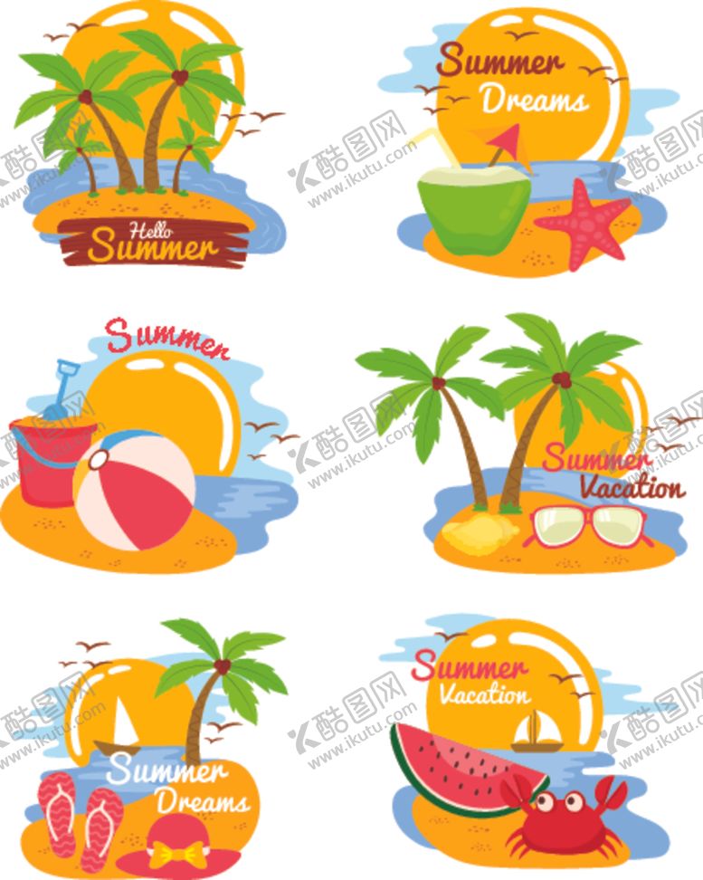 编号：76164809120831086271【酷图网】源文件下载-夏天图标