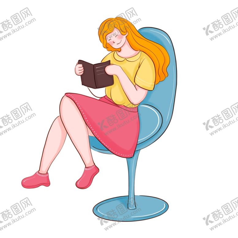 编号：46674110050329373849【酷图网】源文件下载-阅读的女孩